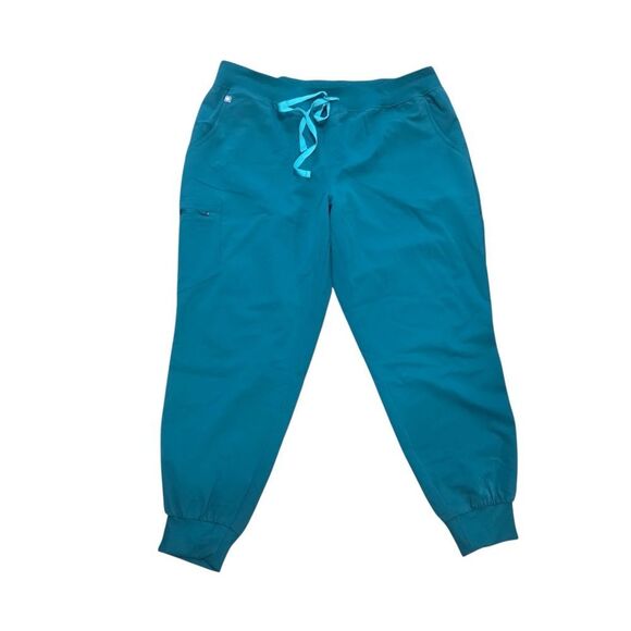 Figs Green Zamora Jogger Scrub Pants - Picture 2 of 12